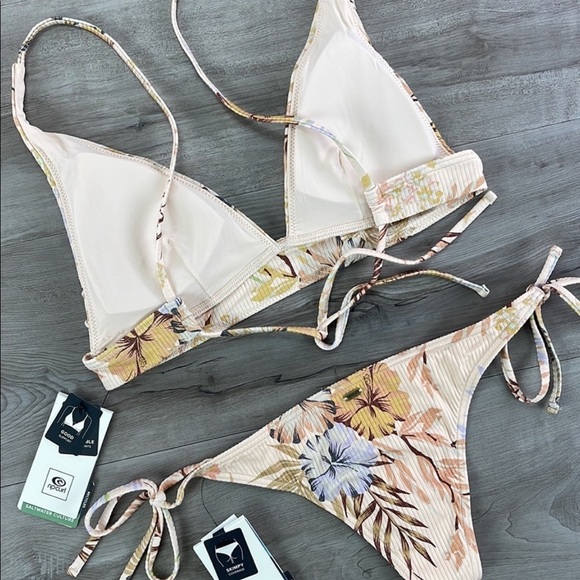 ☀️RIP CURL☀️ PARADISE CALLING L/A TRI PARADISE CALLING SKIMPY BIKINI SET - Picture 9 of 15